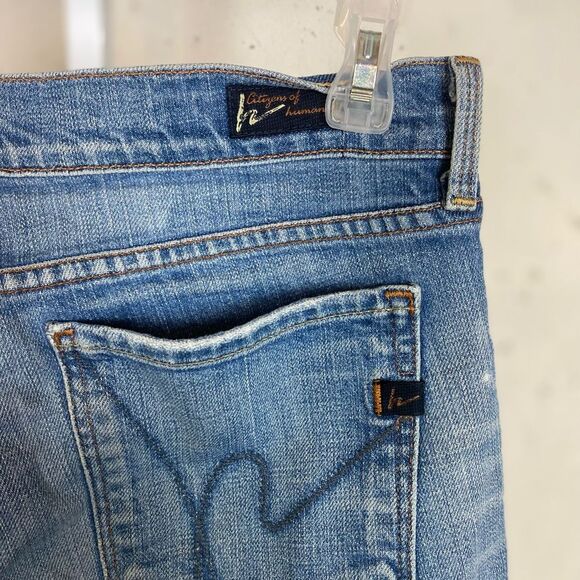 Citizens Of Humanity Medium Blue Boot Cut Jeans - Picture 6 of 14